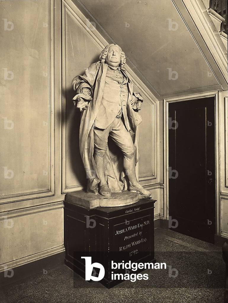 Statue of Dr. Joshua Ward, by Agostino Carlini, housed in the Royal Society of Arts in London