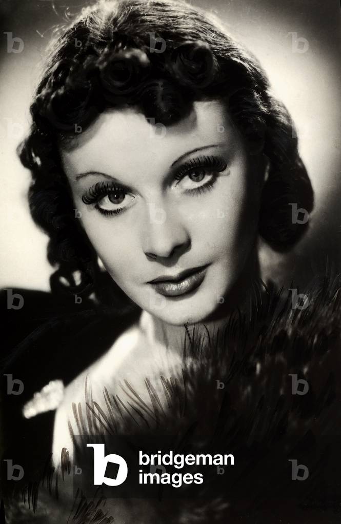 Portrait of the actress Vivien Leigh, during the making of 