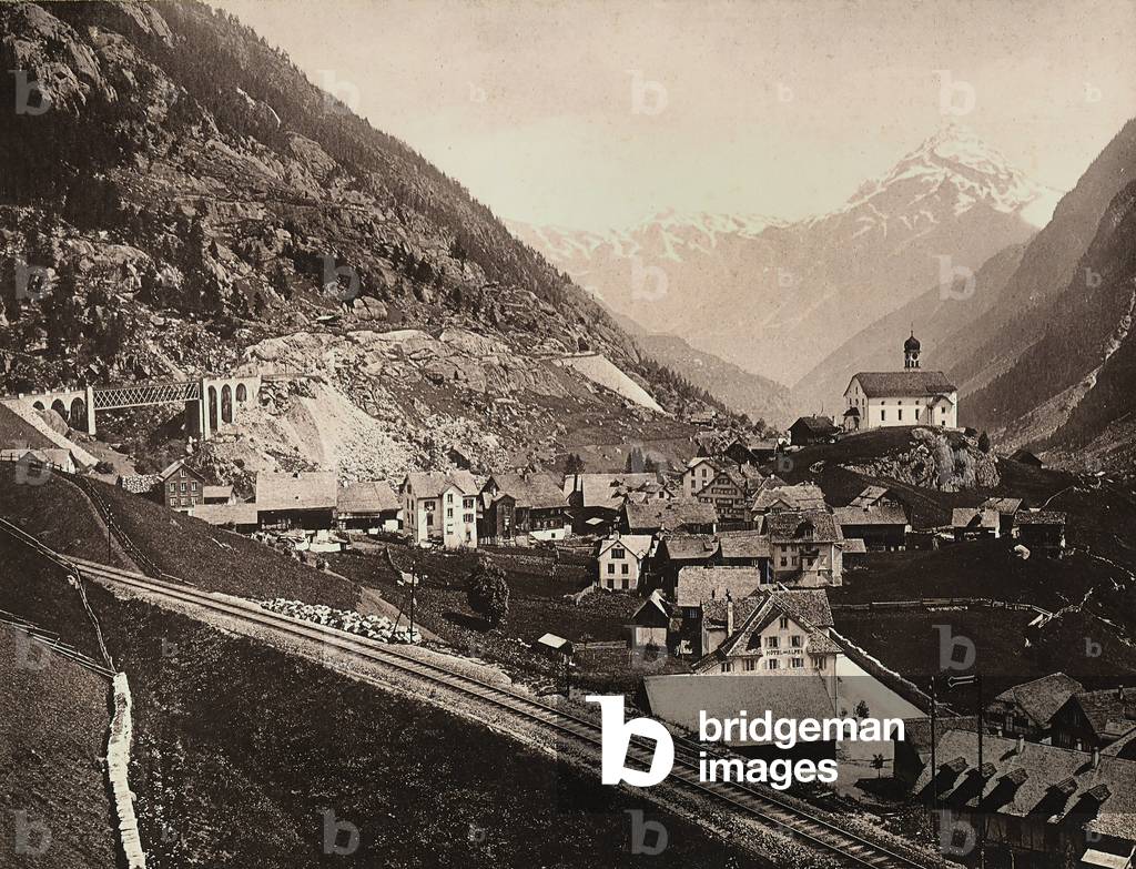 A stretch of the San Gattardo Railroad