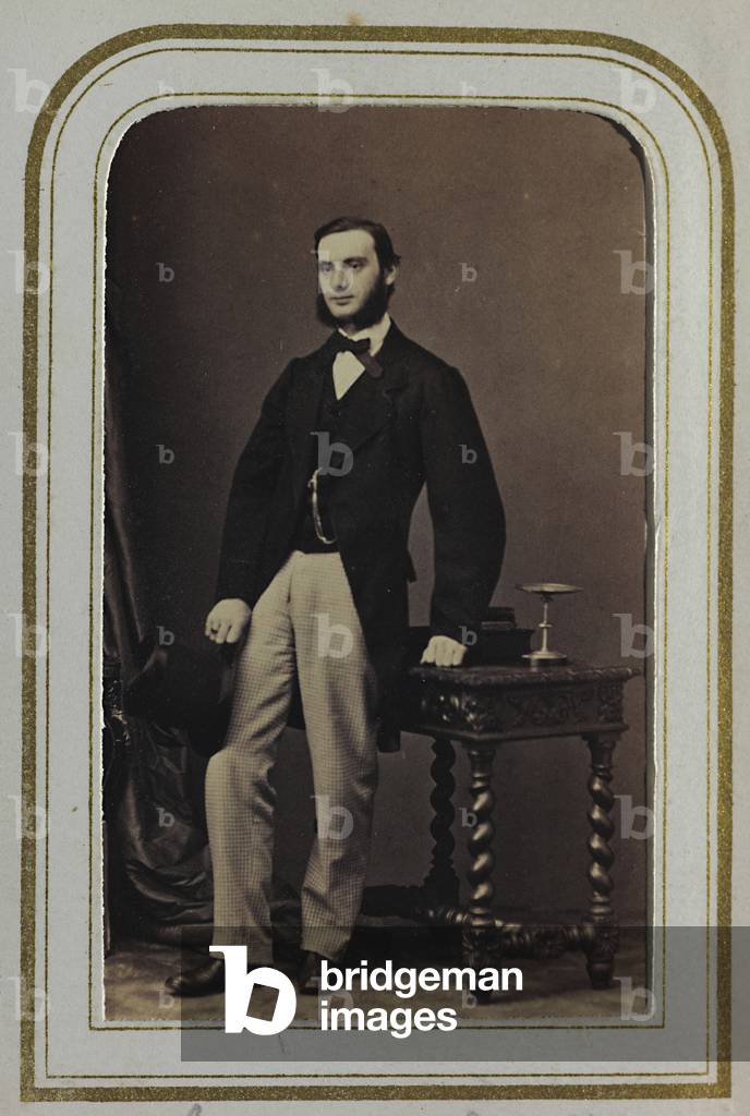 Portrait of a young man of the Gherardi Del Turco family, carte de visite