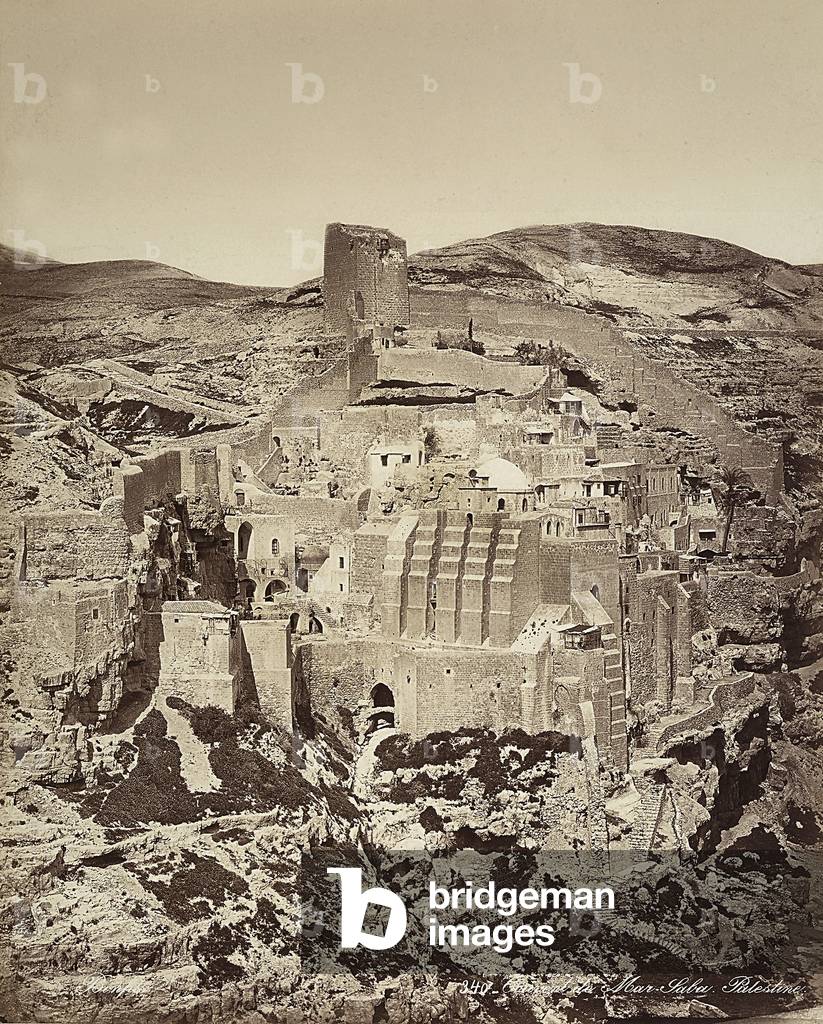 View of the Mar Saba Convent, in Isreal