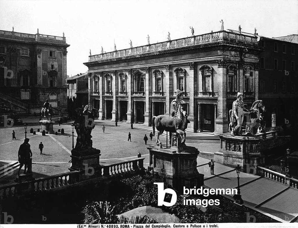 Castor and Pollux on the Capitoline in Rome
