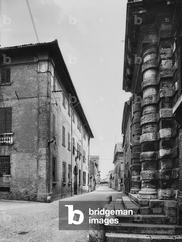An avenue in Ferrara