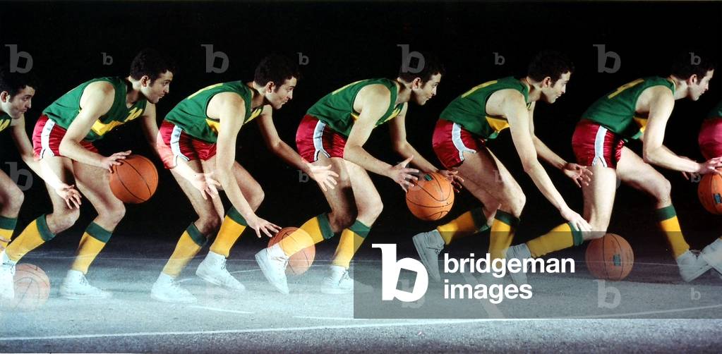 Basketball player, Italy, c.1980 (photo)