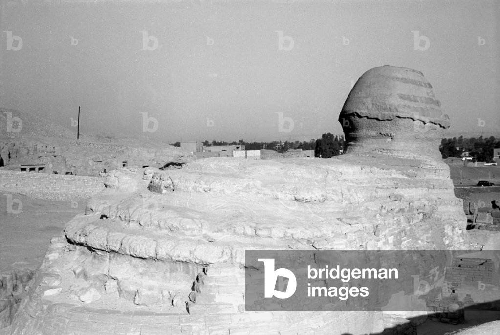 View of the Sphinx of Gizah