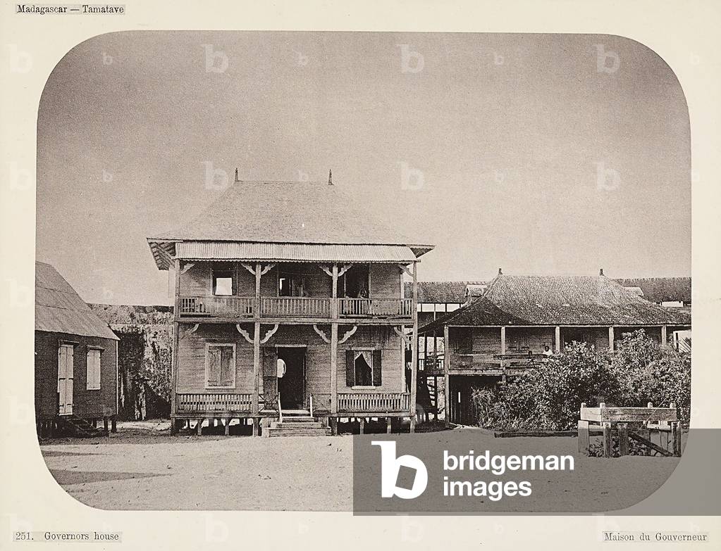 The residence of the Governor of Tamatave in Madagascar