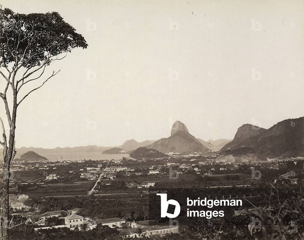 Rio de Janiero: valley in front of San Clemente in Brazil