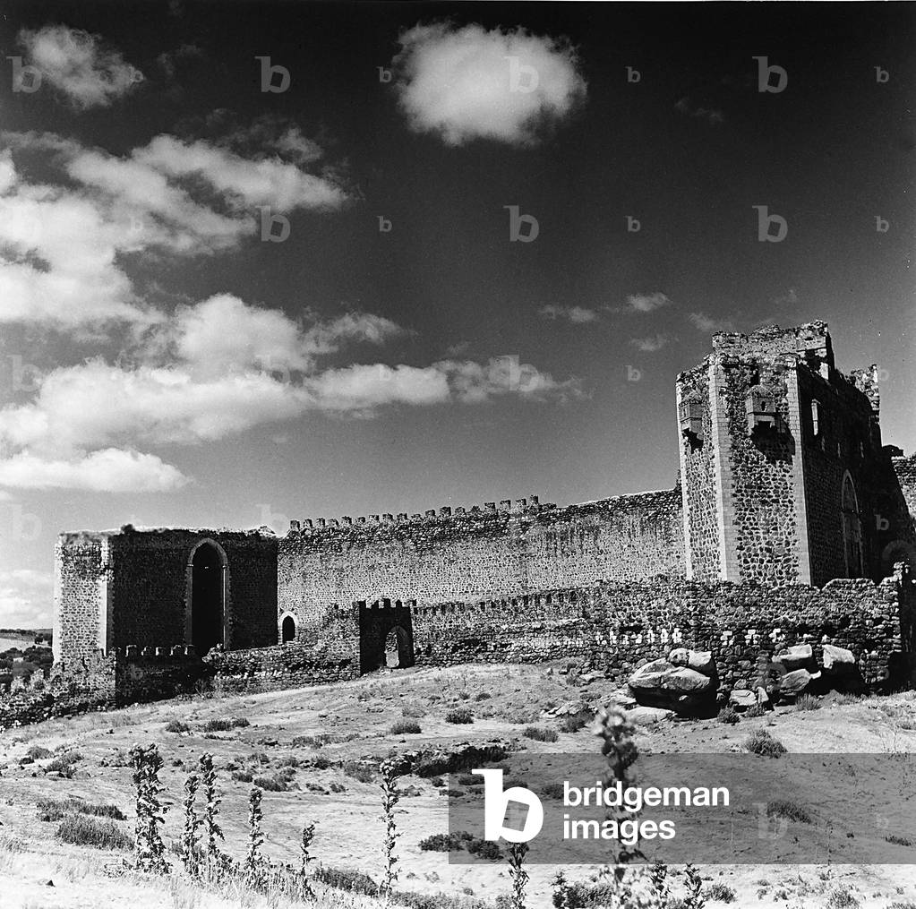 Ruins of the Castle of Mount Aragon in Spain