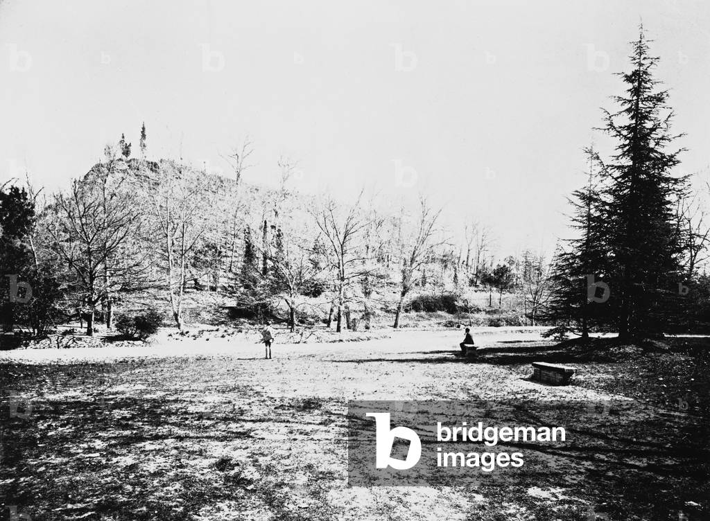 Ancient view of snow Imola: photographic reproduction of 1963