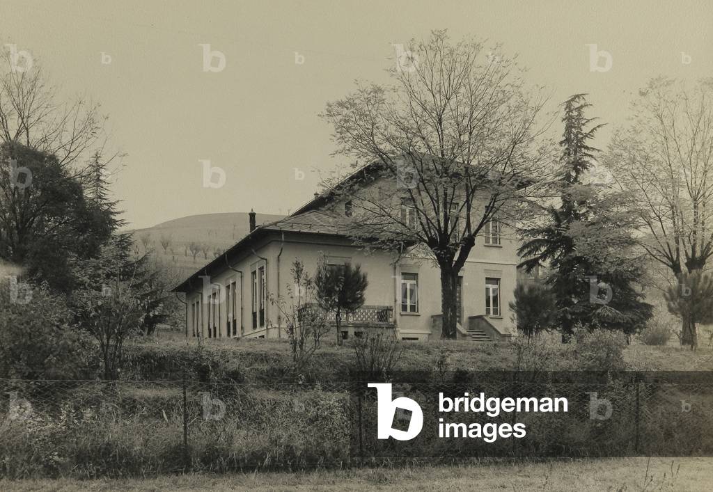 A G.I.L. structure. Alessandro Mussolini Work Training Center in Ravenna (b/w photo)