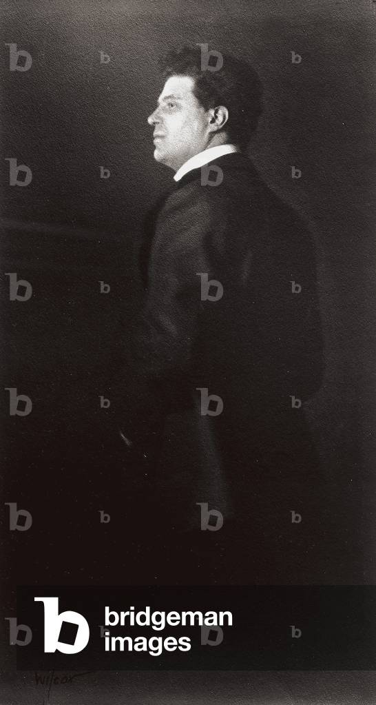 Portrait of Pietro Mascagni, the musician