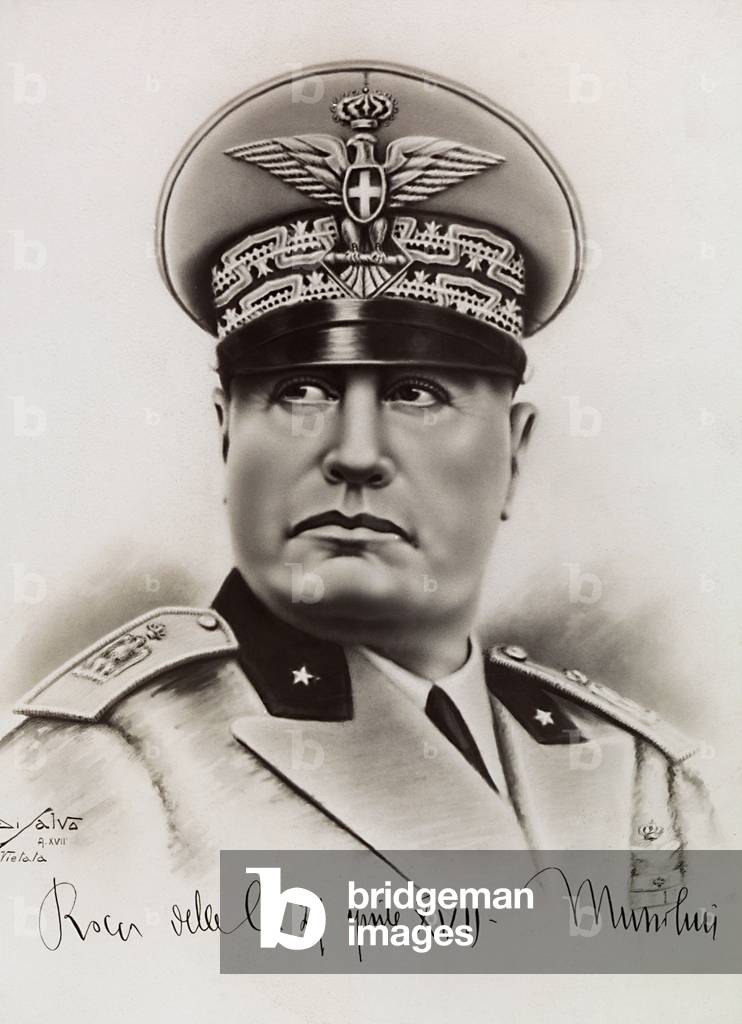 Benito Mussolini, 27/04/1931 (b/w photo)