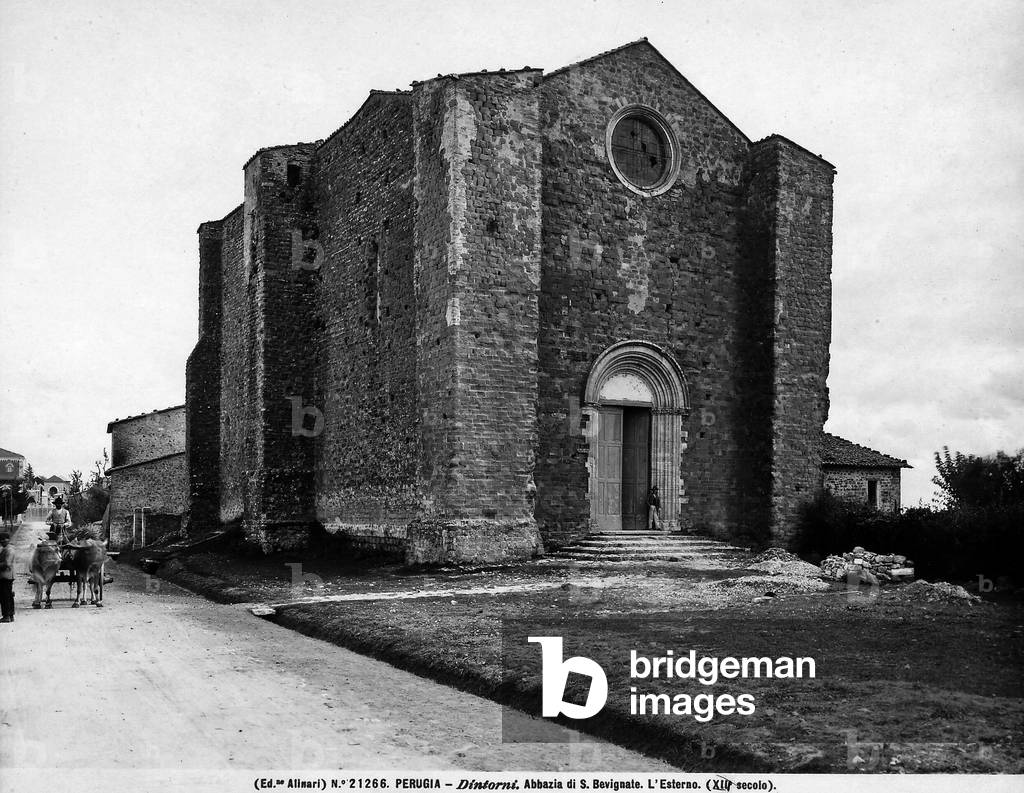 View of the Church of S. Bevignate in Perugia.