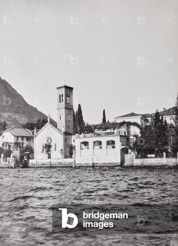 View of Argegno on Lake Como