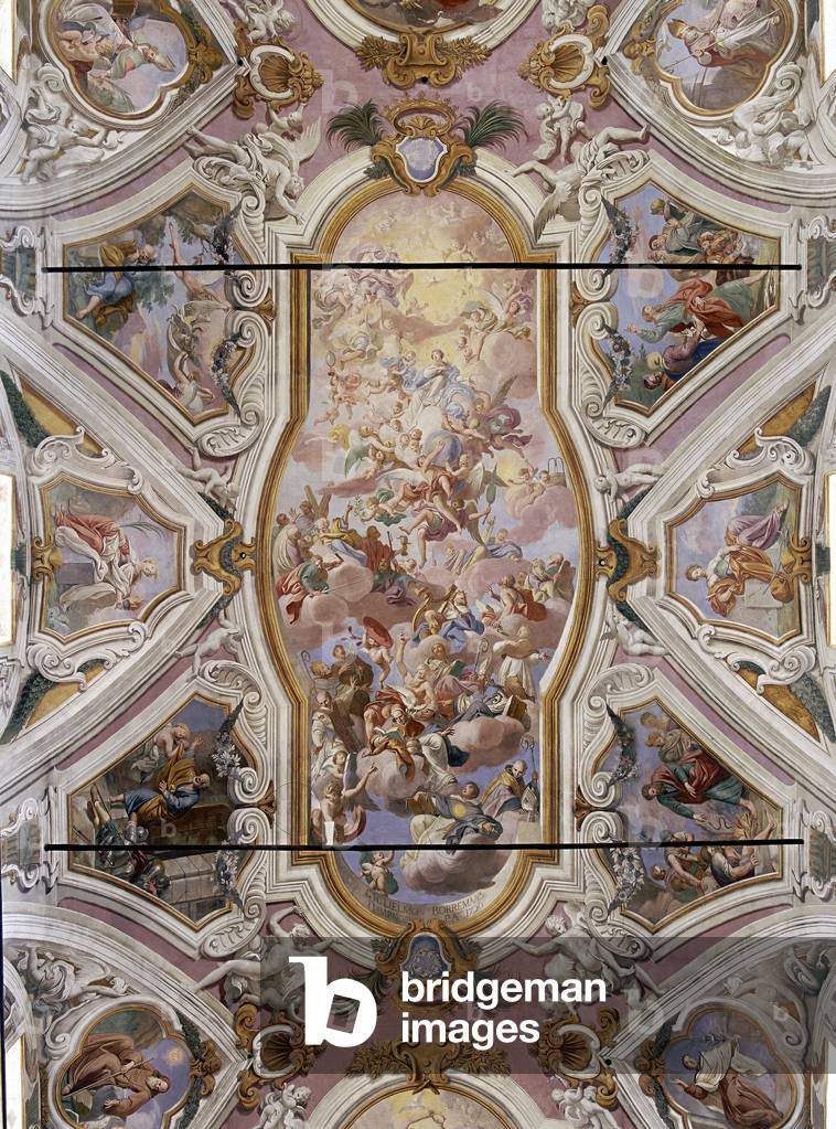 View of the ceiling, 1720 (fresco)