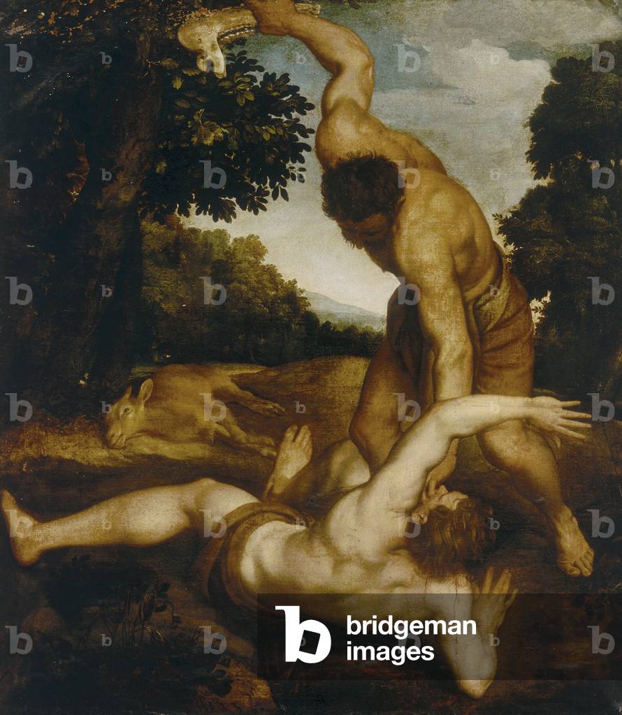 Samson killing a Philistine