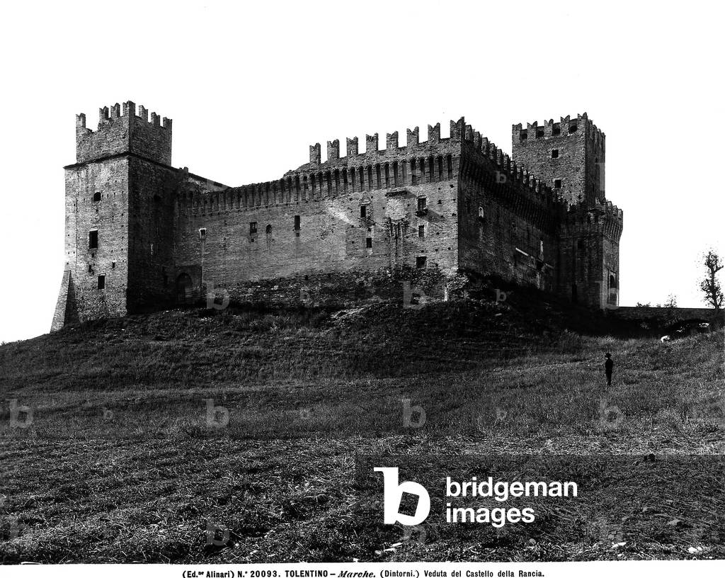 View of the Rancia Castle in the environs of Tolentino.