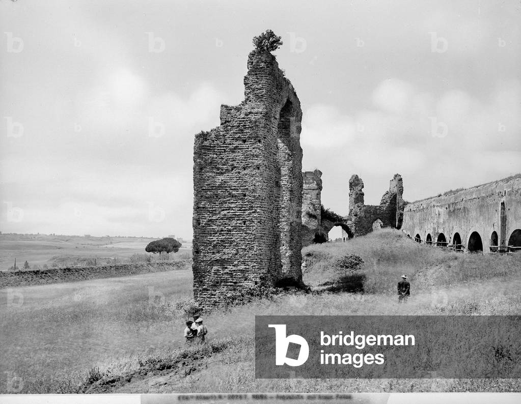 Roman remains of the Aqueduct Felix, environs of Rome