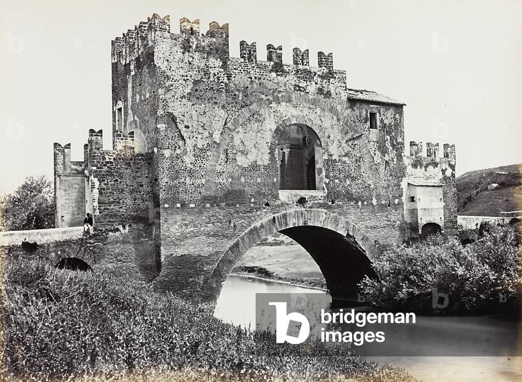 View of Nomentano Bridge in Rome