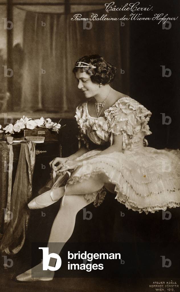 Portrait of Cäcilie Cerri, first dancer of the Viennese theatre