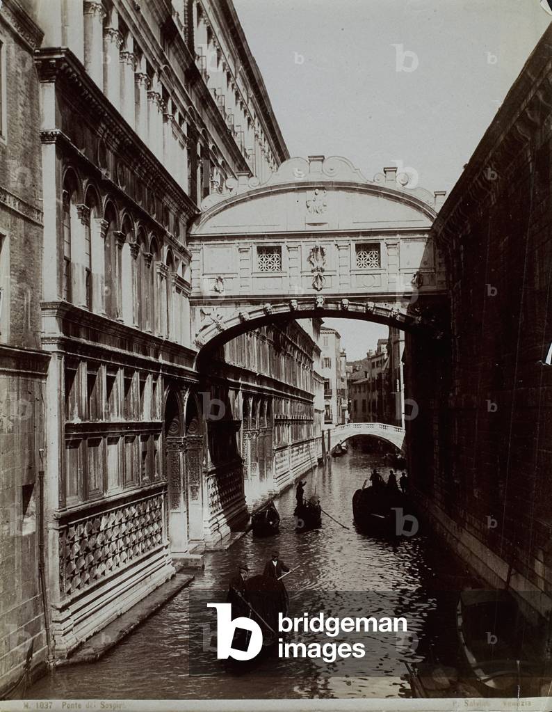 View of the Ponte dei Sospiri (Bridge of Sighs), Venice