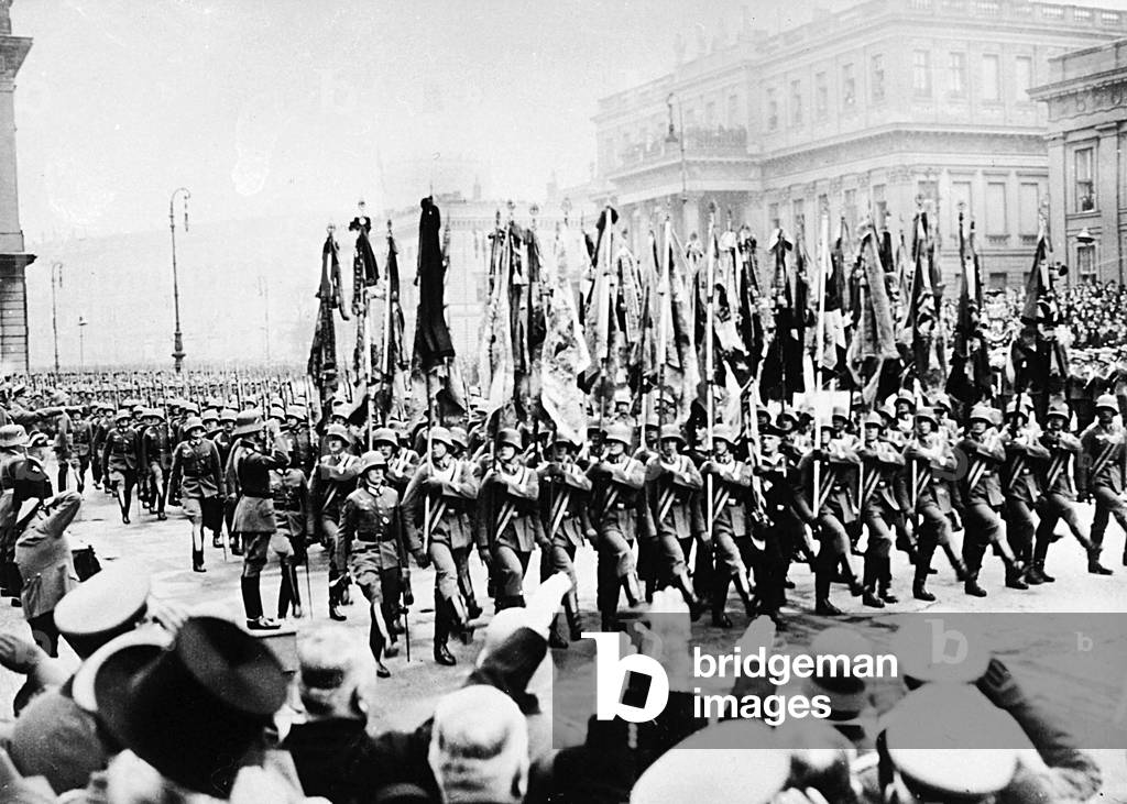 Celebrations in Berlin for Hitler's 40th birthday, 04/1936 (b/w photo)