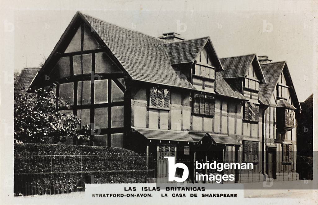 The William Shakespeare's House in Stratford-upon-Avon