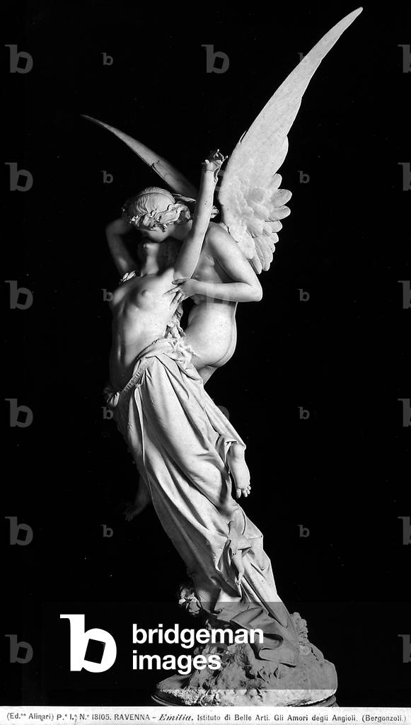 The love of the angels; a group of sculptures