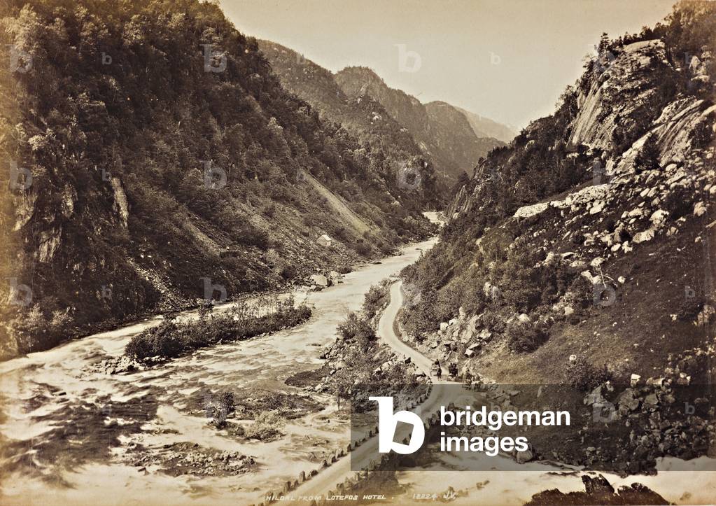 View of Lotofos, in Hardanger, Norway