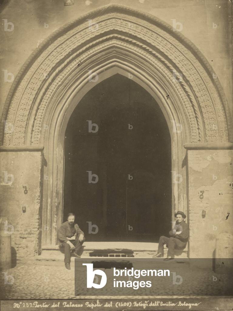 Portal of Palazzo Pepoli in Bologna