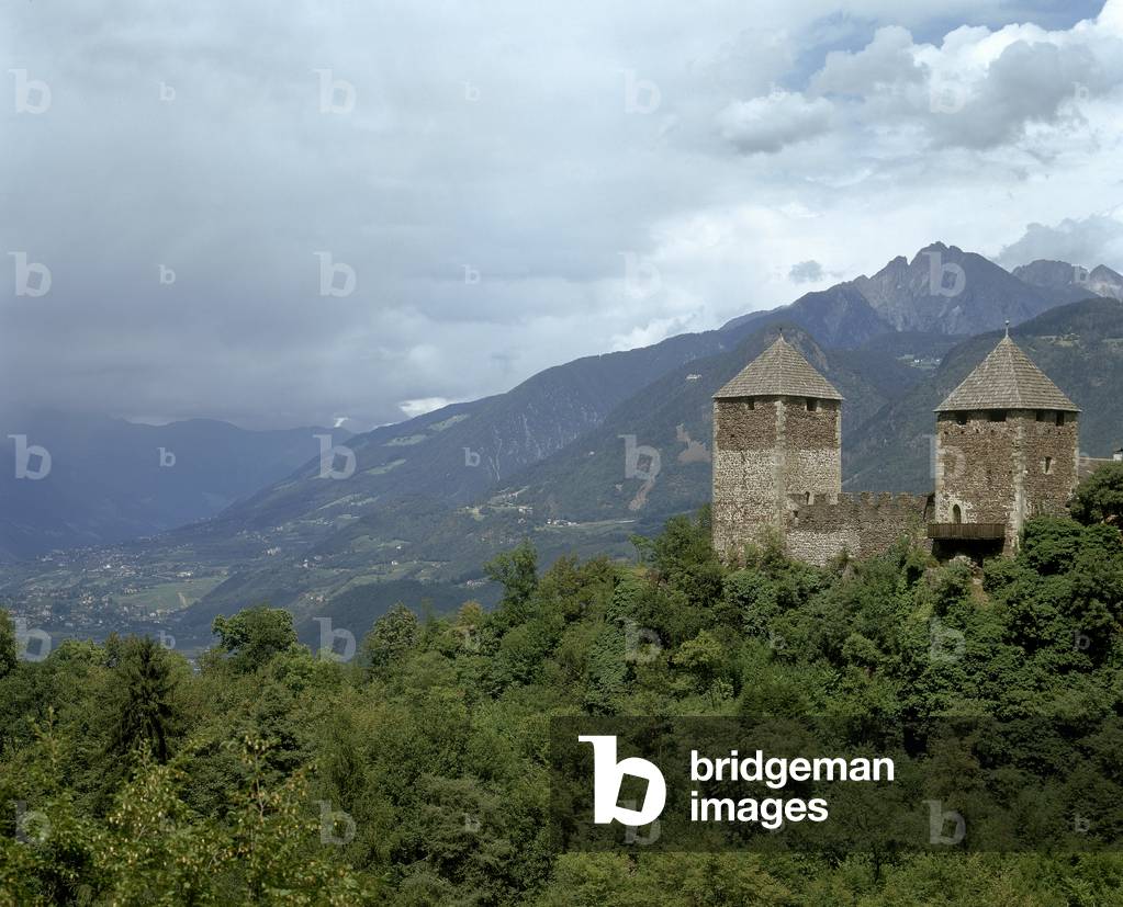 Castle above Merano on the 