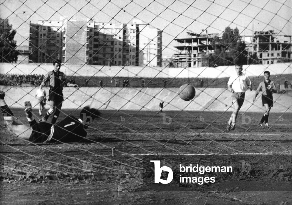 Displays and games called by the Centro Sportivo Italiano: a soccer game