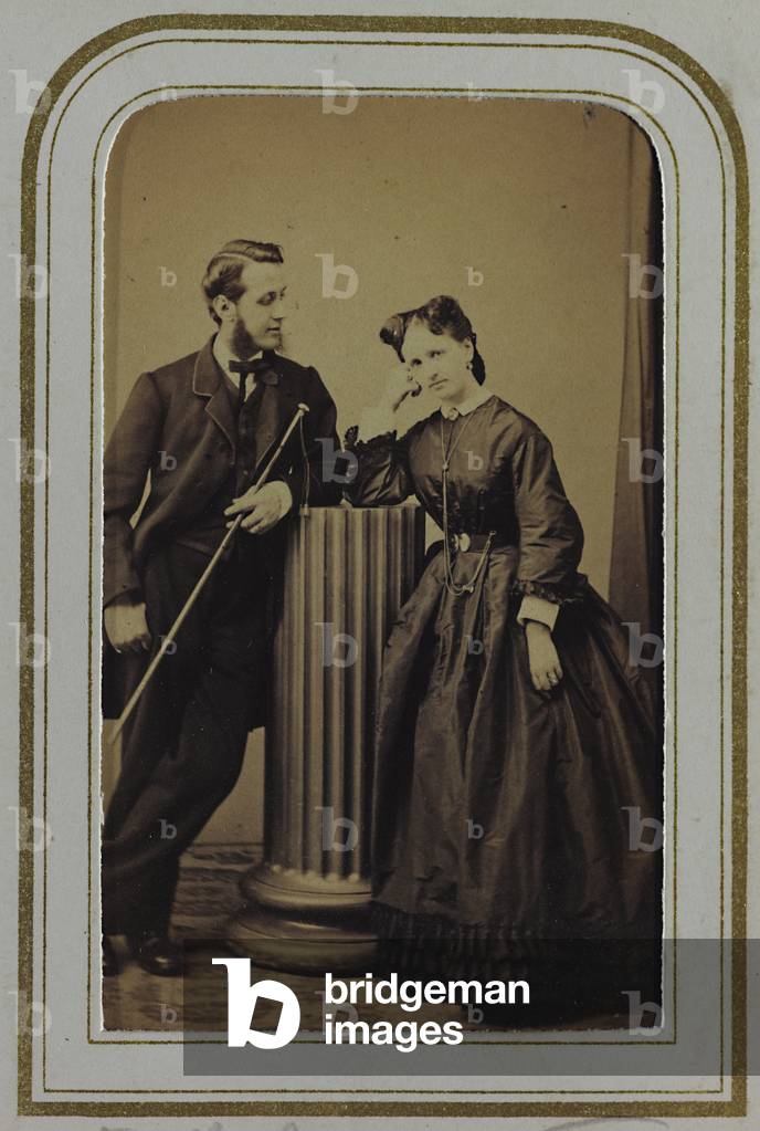 Portrait of the Earl and of the Countess Magnaguti, carte de visite