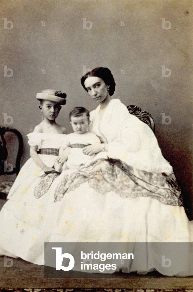 Portrait of a noblewoman of the Guicciardini family with children