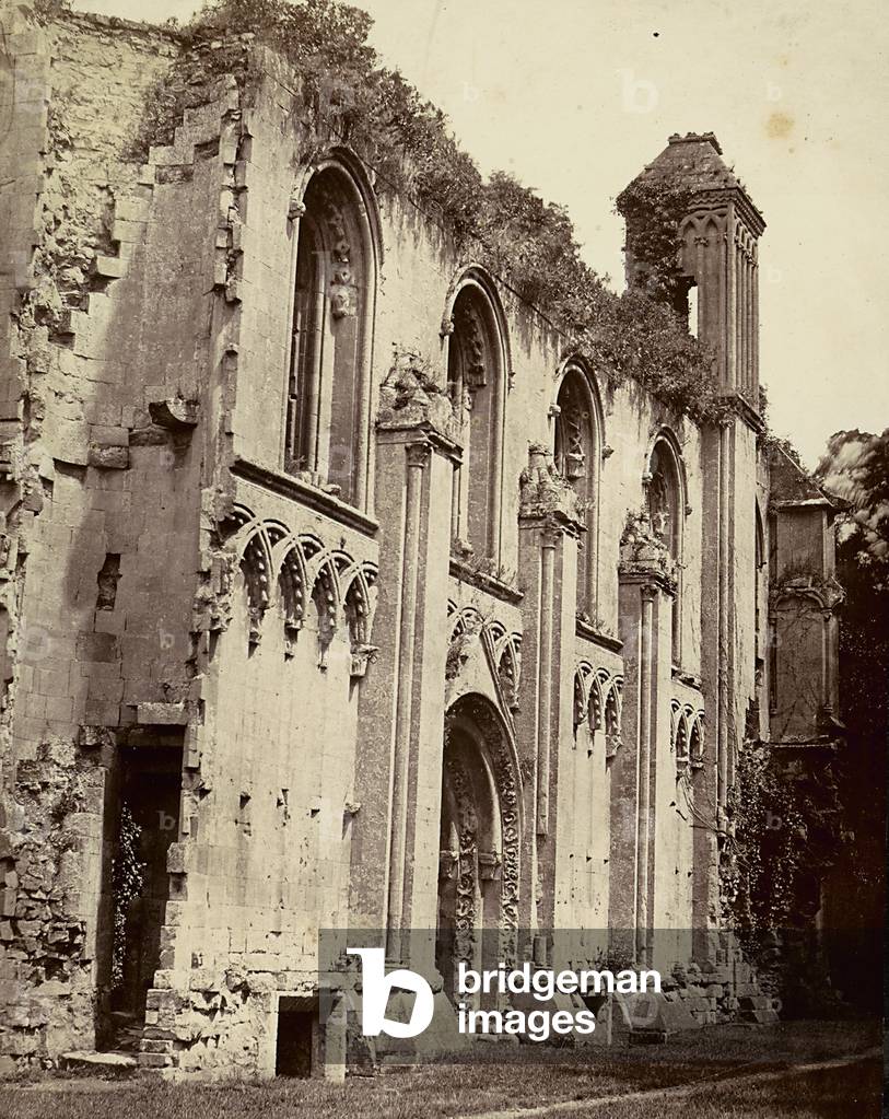 The ruins of Glastonbury Abbey