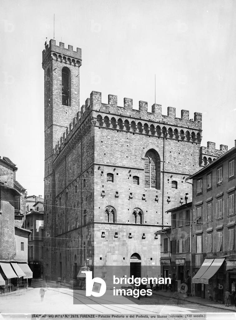 The Palazzo del Capitano del Popolo, present-day Museo del Bargello, Florence