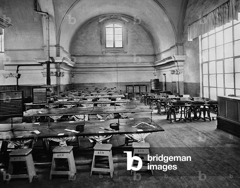 Interior of the Manifattura Tabacchi of San Pancrazio, Florence