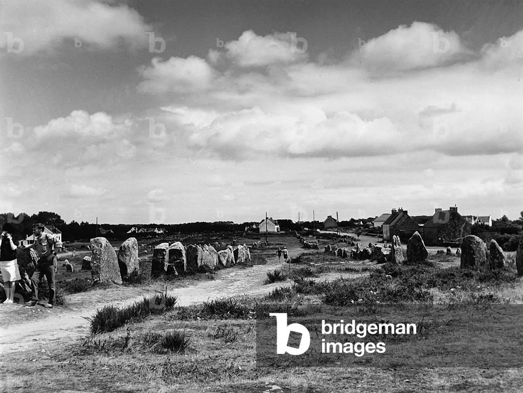 Alignments of the menhir in Carnac