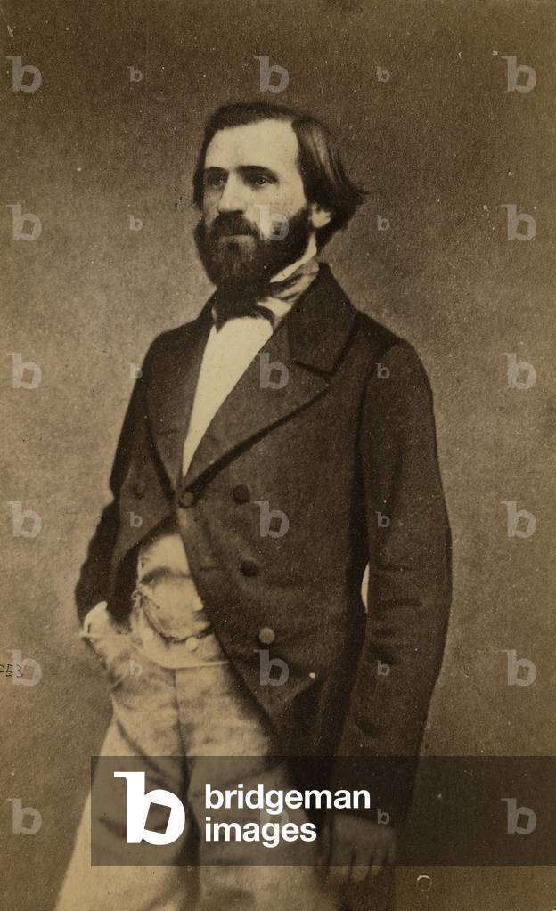 The Italian composer Giuseppe Verdi (1813-1901)