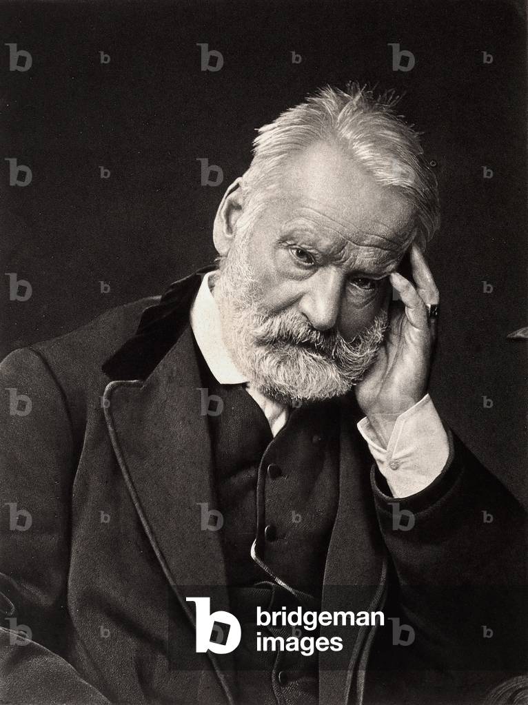Portrait of Victor Marie Hugo.