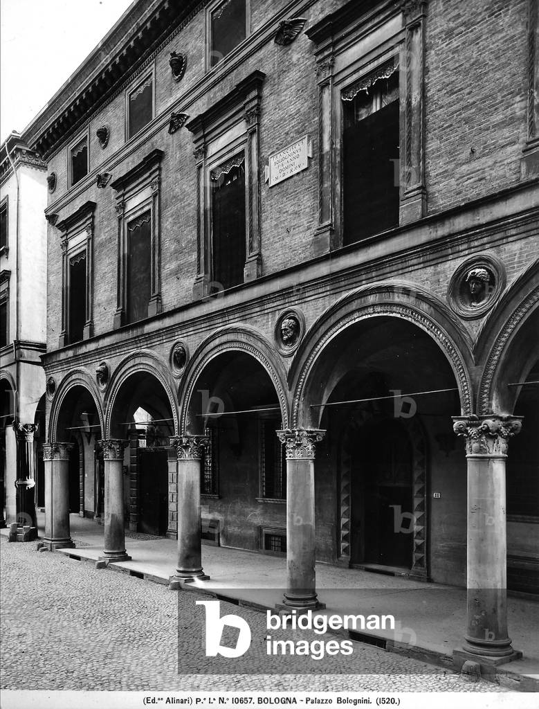 View of Palazzo Bolognini, Bologna.