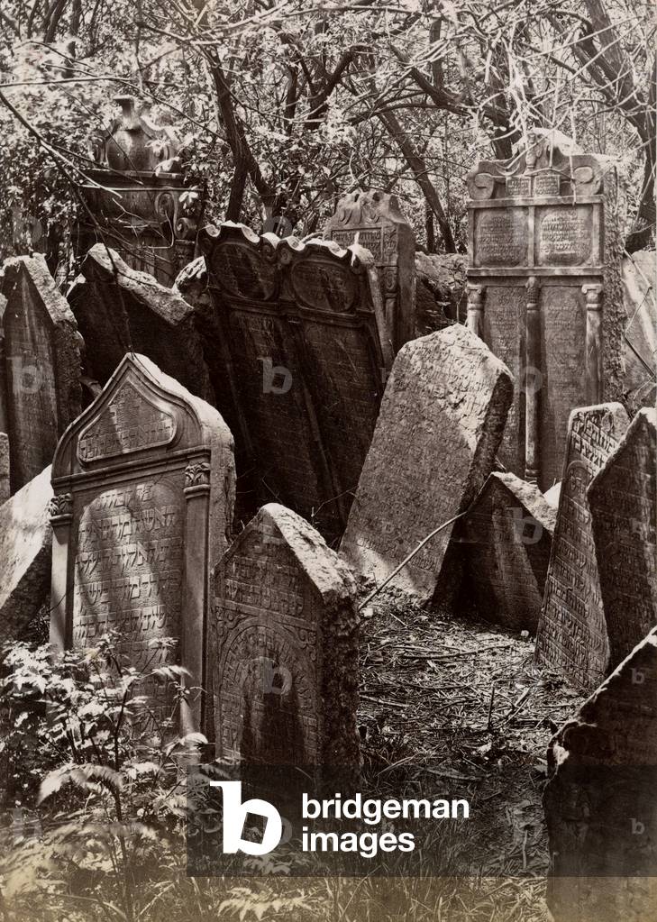 Stones in a Jewish cemetery in Prague