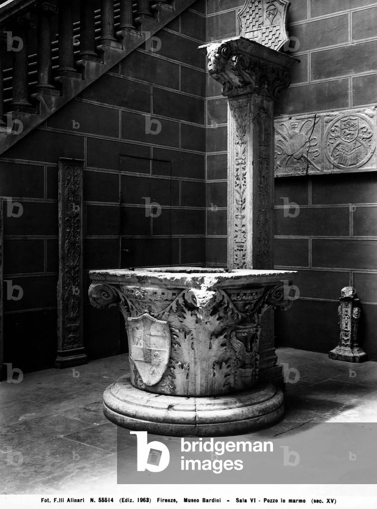 A well, located in the Hall VIII of the Bardini Museum, Florence