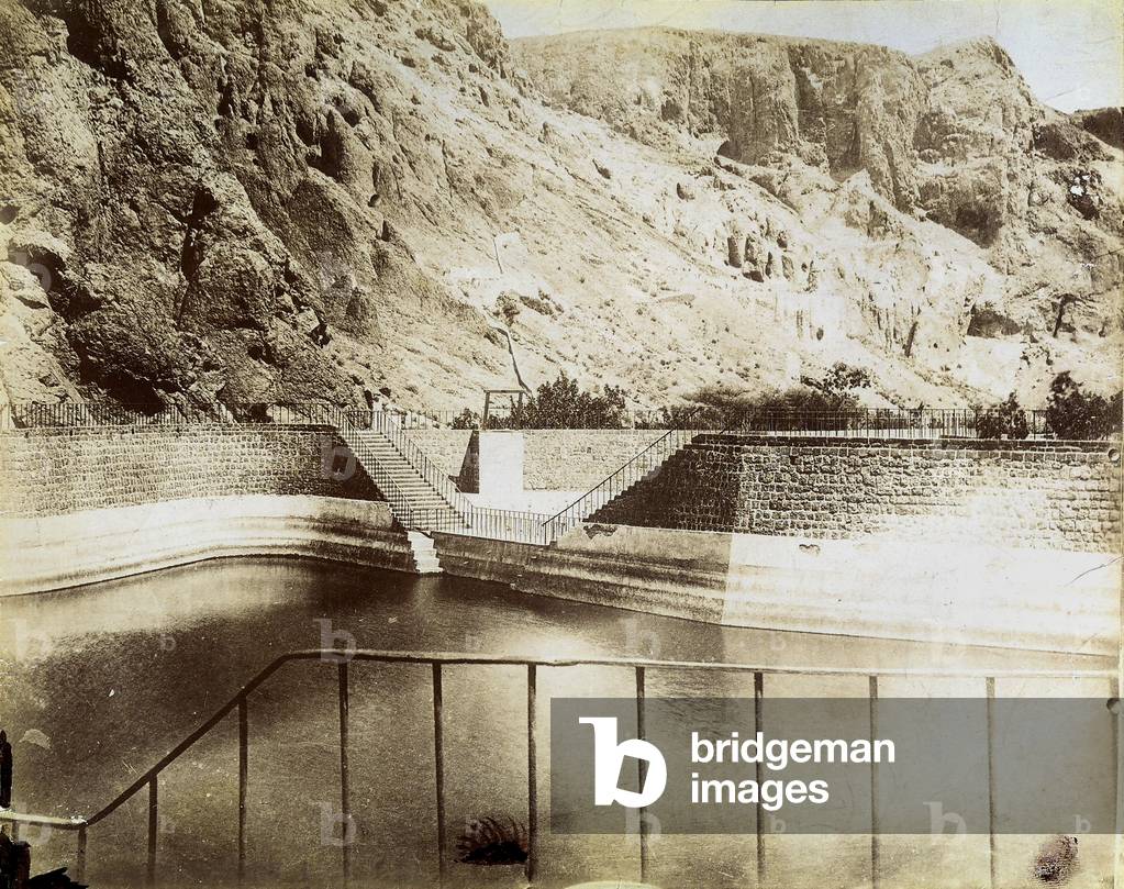 The water basin of Aden's dam, Yemen