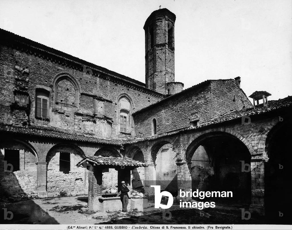 church and cloister of Saint Francis in Gubbio.