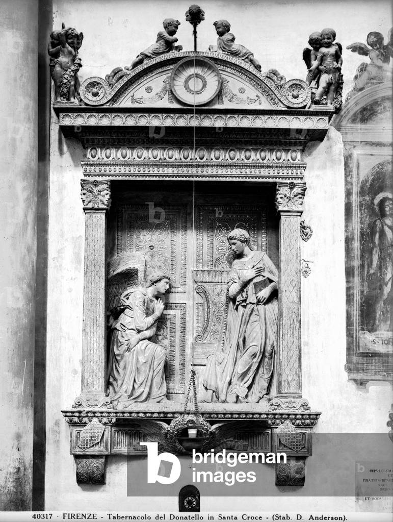 The Annunciation, work by Donatello, Basilica of Santa Croce, Florence
