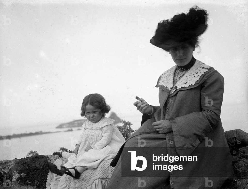 Portrait of a Lady with a child