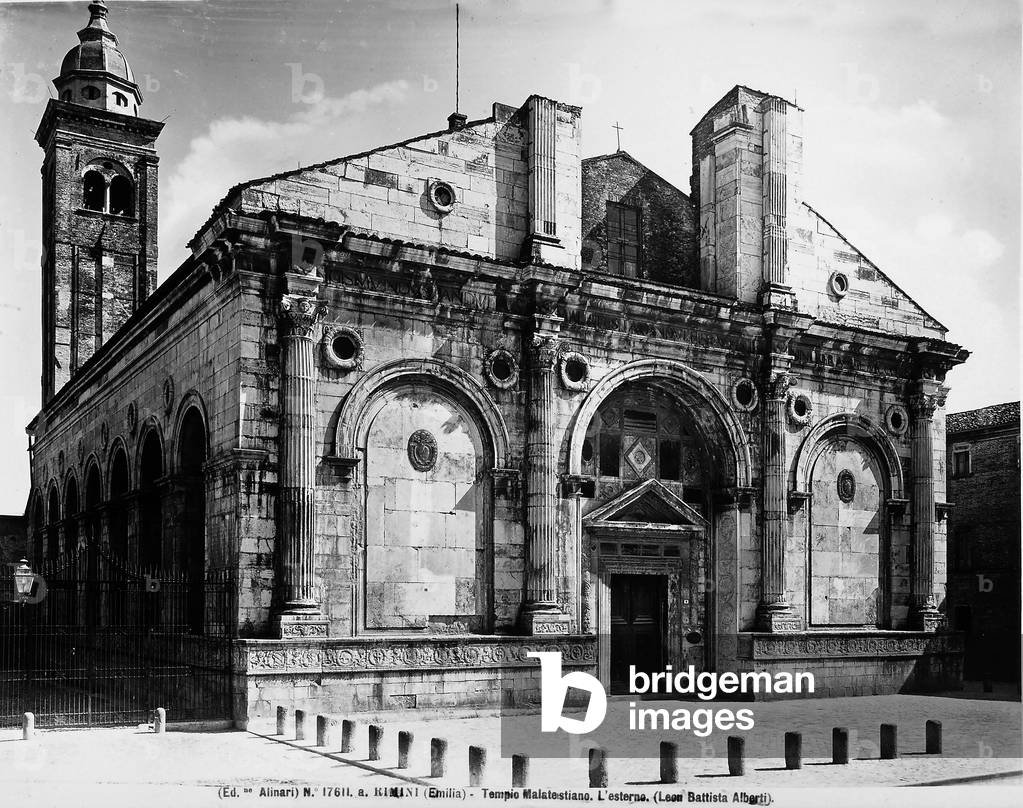 Malatestian Temple of Rimini, constructed on a project by Leon Battista Alberti
