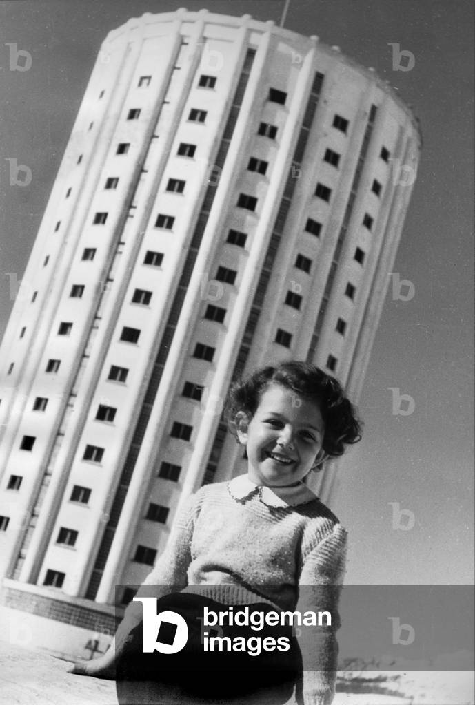Little Girl in the tower of Sestriere, Province of Turin