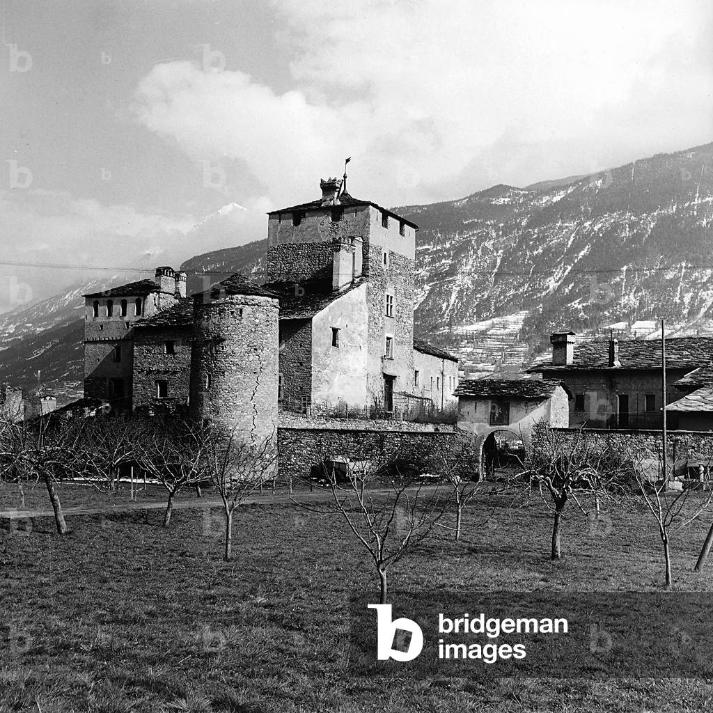 The Castello Sarriod de la Tour in Saint Pierre, Valle d'Aosta